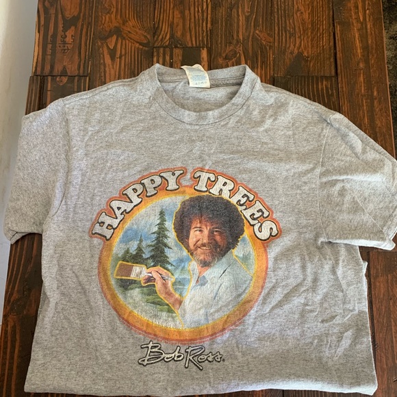 BOB ROSS T SHIRT - Picture 1 of 2